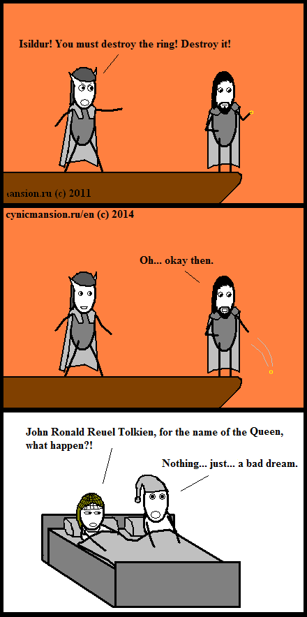 LoTR went wrong.